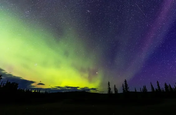 Auroras boreales, Whitehorse, Canada